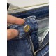 Fendi, 2023 latest products, counter synchronization is available, the original single goods, washed casual jeans, imported original washed elastic fabric, comfortable and elastic, the original hardware accessories decor