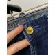 Armani, 2023 latest products, counter synchronization is available, the original single goods, washed casual jeans, imported original washed stretch fabric, comfortable and elastic, original hardware accessories decorati