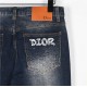 DIOR  Dior Pocket embroidery full print denim pants So far this year to do the most bullish jeans, heavy wash process, hidden mystery details are very much, this time the main push of the pants either version or on the b