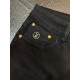 LV Louis Vuitton exclusive exclusive new models Slim models small straight jeans, high-end version! Counter customized fabrics Breathable comfort, impeccable details, brand elements design concept, reflecting high qualit