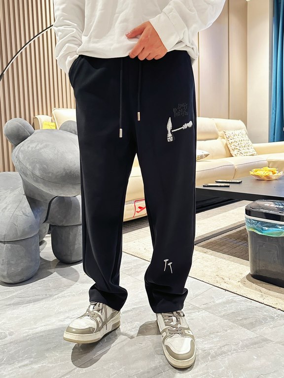 LV 2023 new casual pants for fallwinter! Official website synchronized sale. Brand classic LOGO casual pants , custom fabric, excellent comfort, strong hand touch. Highly recognizable, perfect quality craftsmanship. Size