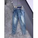 DH's 23SS new jeans High-end quality Slim fit Fabric with stretch Comfortable fit Good shape No binding on the body Size 30, 31, 32, 33, 34, 36, 38.