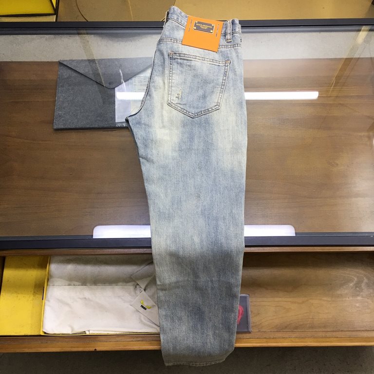 New products   D.G 2023 summer the latest products, counter synchronization for sale Original single goods, washed casual jeans, imported original washed elastic fabric, comfortable and elastic, back pockets exquisite ha