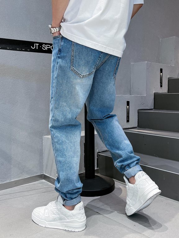 BUR original single men's fashion models denim jeans, Hong Kong trading company goods, pure foreign channels, top Thai OEM products, the official website to promote the sale of the latest limited edition of the Year of t