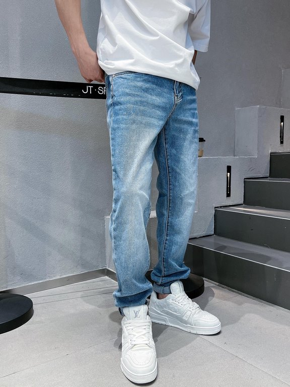 BUR original single men's fashion models denim jeans, Hong Kong trading company goods, pure foreign channels, top Thai OEM products, the official website to promote the sale of the latest limited edition of the Year of t