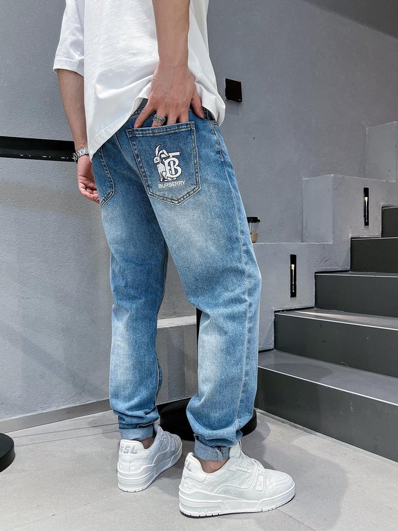 BUR original single men's fashion models denim jeans, Hong Kong trading company goods, pure foreign channels, top Thai OEM products, the official website to promote the sale of the latest limited edition of the Year of t