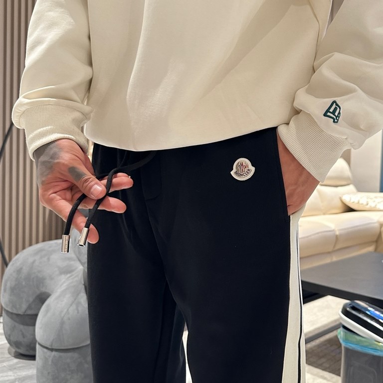 Monkou 2023 new casual pants for fall and winter! Official website synchronized sale. Brand classic LOGO casual pants , customized fabric, excellent comfort, strong hand touch. Highly recognizable, perfect quality crafts