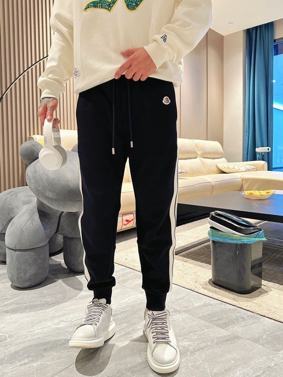 Monkou 2023 new casual pants for fall and winter! Official website synchronized sale. Brand classic LOGO casual pants , customized fabric, excellent comfort, strong hand touch. Highly recognizable, perfect quality crafts