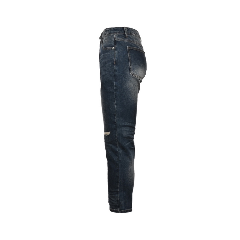 DiorDior 23Fw Back Embroidered Monogrammed Old Flower Embossed Denim TrousersSo far this year to do the most awesome jeans, heavy wash process, hidden mystery details are very much, this time the main push of the pants e