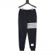 ThomBrowneThomBrowne Classic Color Woven Vertical Leg Sweatpants#The fabric is made of professional staple spinning surface 32s touch delicate inner 8s, stiff and shapely, the weight is up to 380g, the starting order qua