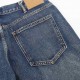 CELNECELINE new knife cut denim pantsClassic wash color, pure foreign channels, guest for senior imported denim fabrics, specially selected pure 14oz ounce denim fabric from Okayama, Japan, the fabric is soft and delicat