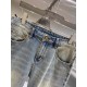 Fin's Family2023ss spring and summer new original single explosive jeans Super customized models Original hardware Super heavy craftsmanship The version is awesome, the details of the workmanship is impeccable! The style