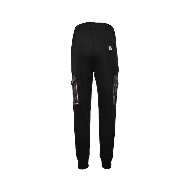 MonclerMoncler 23Fw Nylon Pocket Work PantsThe new splicing combination of workwear large pockets sports elastic drawstring sweat pants, high quality tripe fabric, super soft special feel, super texture comfortable soft 