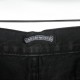 Chrome HertsCrosin CH Classic Leather Label Cross Denim TrousersInto the pants after doing heavy enzyme stone grinding rinsing, each wash are different, heavy washing process, hidden mystery details are very much, this t