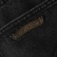 Chrome HertsCrosin CH Classic Leather Label Cross Denim TrousersInto the pants after doing heavy enzyme stone grinding rinsing, each wash are different, heavy washing process, hidden mystery details are very much, this t