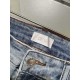 Dior 2023 spring and summer new   original single jeans   perfect inner hem, original fashion classic design   exquisite hardware accessories embellishment in the details of the consideration of all aspects of the workma