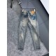 Donkey Family 23SS high-end custom jeans Latest fashion week runway models Original color yeast wash process Selected heavyweight denim fabrics, comfortable and skin-friendly Original hardware accessories accessories Cub