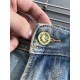 Donkey Family 23SS high-end custom jeans Latest fashion week runway models Original color yeast wash process Selected heavyweight denim fabrics, comfortable and skin-friendly Original hardware accessories accessories Cub