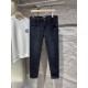 Fendi 23ss fall and winter new men's casual jeans, top quality! Channel order, official website synchronized sale! Original factory order denim cotton material! Suitable for casualformal wear all kinds of collocation ~ t