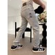 Louis Vutton Louis Vuitton jeans with cartoon character embroidered logo on the back Top Result#