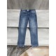 Dior [New] channel boutique.2023 spring and summer CD letters embroidered LOGO casual jeans Modern fashion tailoring pattern design, can easily match the clothes, set off the modern timeless CD fashion.Woven from Denim c