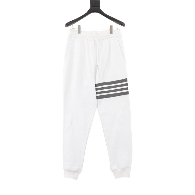 Thom Browne Tom Browne Classic Waffle Sweatpants420 grams of fixed weaving and dyeing ready-to-wear waffle fabric to create, using ribbed circular knitting machine cross rib knitting method, 32 3 strands of yarn and into