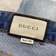 Gu 2023 spring and summer new squirrel embroidery logo logo men's small straight denim jeans! Channel rare out, the market is rare boutique channel source, absolutely can bring you an unexpected wearing experience, since