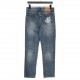 Louis Vuitton Graffiti Monogrammed Back JeansSo far this year to do the most awesome jeans, heavy wash process, hidden mystery details are very much, this time the main push of the pants either version or on the body is 