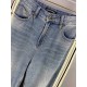 Kroxin 23SS new webbing style jeans Fabric with elasticity High comfort Embroidery design Light color wash High-end quality seriesSize 29-38