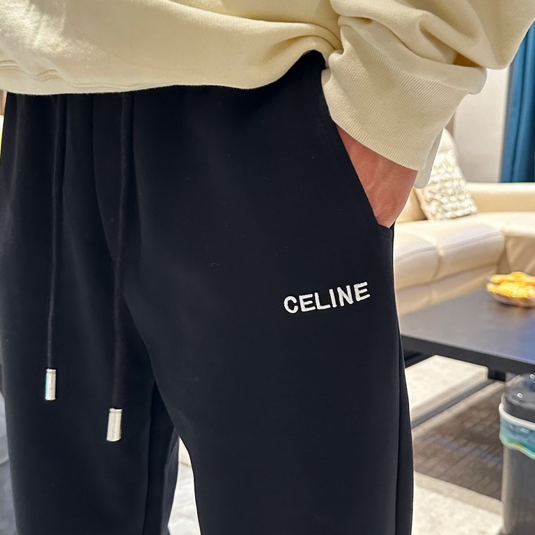 Céline 2023 new casual pants for fallwinter! Synchronized sale on the official website. Brand classic LOGO casual pants , customized fabric, excellent comfort, strong hand touch. Highly recognizable, perfect quality craf