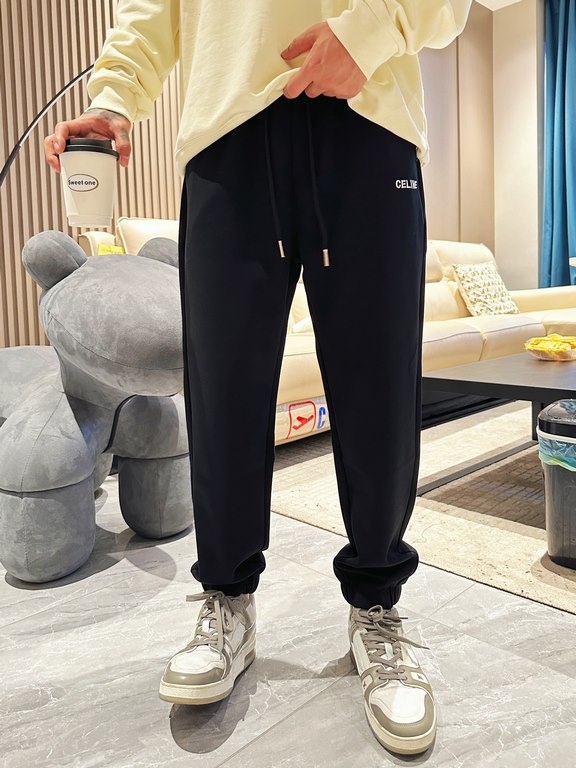 Céline 2023 new casual pants for fallwinter! Synchronized sale on the official website. Brand classic LOGO casual pants , customized fabric, excellent comfort, strong hand touch. Highly recognizable, perfect quality craf