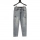 (Support put store)Givenchy  Givenchy five-pointed star destruction jeansSo far this year to do the most bullish jeans, heavy wash process, hidden mystery details are very much, this time the main push of the pants eithe