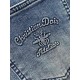 Dior, 2023 latest products, counter synchronization on sale, the original single goods, washed casual jeans, imported original washed stretch fabric, comfortable and elastic, the original hardware accessories decorative 