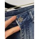 Dior, 2023 latest products, counter synchronization on sale, the original single goods, washed casual jeans, imported original washed stretch fabric, comfortable and elastic, the original hardware accessories decorative 