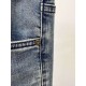 Dior, 2023 latest products, counter synchronization on sale, the original single goods, washed casual jeans, imported original washed stretch fabric, comfortable and elastic, the original hardware accessories decorative 