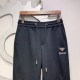 PRADA Prada 2023 newest casual pants counter with the same fabric, version of the fashionable and generous, buttocks thin, no sense of tightness, the use of imported fabrics on the counter on the body of the excellent ef