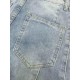 Maison MargielaMM6 Margiela Classic Denim Blue Washed and Aged Patchwork JeansSo far this year to do the most awesome jeans, heavy wash process, hidden mystery details are very much, this time the main push of the pants 