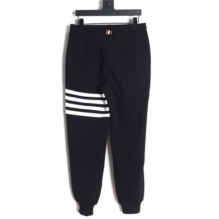 THOM BRWONE TB Newest Padded Sweatpants (Matchable)Cotton   spliced 4-bar coed long sweatpants. Note a few details this style is padded, with a four-bar patchwork design and a drawstring leg closure. UnisexK size 1-4