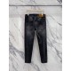 LV 23ss fall and winter new men's casual jeans, top quality! Channel order, official website synchronized sale! Original factory order denim cotton material! Suitable for casualformal wear all kinds of collocation ~ the 