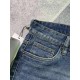 2023 High-end custom jeans Latest fashion week runway models Original color yeast wash process Selected heavyweight denim fabric (pure cotton) comfortable and skin-friendly Original hardware accessories accessories Cubic