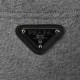 PradaPrada 22Fw Embroidered Logo Padded TrousersFashionable pocket triangle label, pure cotton high-grade fabrics plus smooth delicate soft one-piece velvet, high sense of full points, theColor Black, GraySize  M-XXL