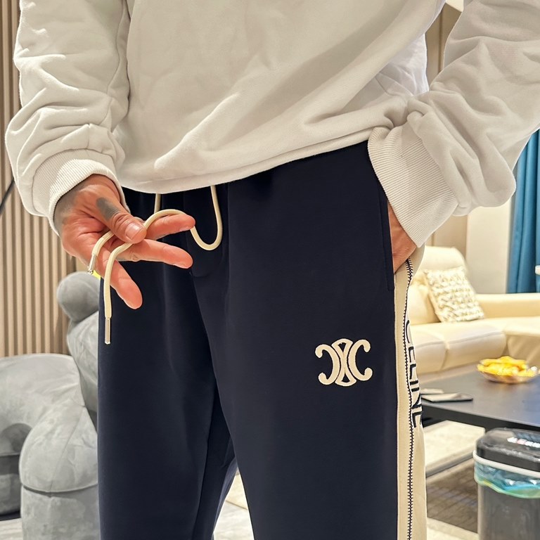 Céline 2023 new casual pants for fallwinter! Synchronized sale on the official website. Brand classic LOGO casual pants , customized fabric, excellent comfort, strong hand touch. Highly recognizable, perfect quality craf