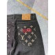 Lujia 23SS new jeans Fabric with elasticity High comfort Embroidery design Light color wash High-end quality seriesSize 30, 31, 32, 33, 34, 36, 38