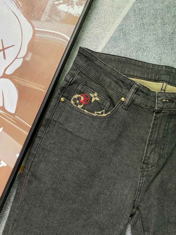 Lujia 23SS new jeans Fabric with elasticity High comfort Embroidery design Light color wash High-end quality seriesSize 30, 31, 32, 33, 34, 36, 38