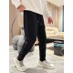 Prada new casual pants for fallwinter 2023! Synchronized sale on the official website. Brand classic LOGO casual pants , customized fabric, excellent comfort, strong hand touch. Highly recognizable, perfect quality craft