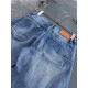 DH's 23SS new jeans High-end quality Slim fit Fabric with stretch Comfortable fit Good shape No binding on the body Size 30, 31, 32, 33, 34, 36, 38.