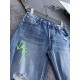 DH's 23SS new jeans High-end quality Slim fit Fabric with stretch Comfortable fit Good shape No binding on the body Size 30, 31, 32, 33, 34, 36, 38.