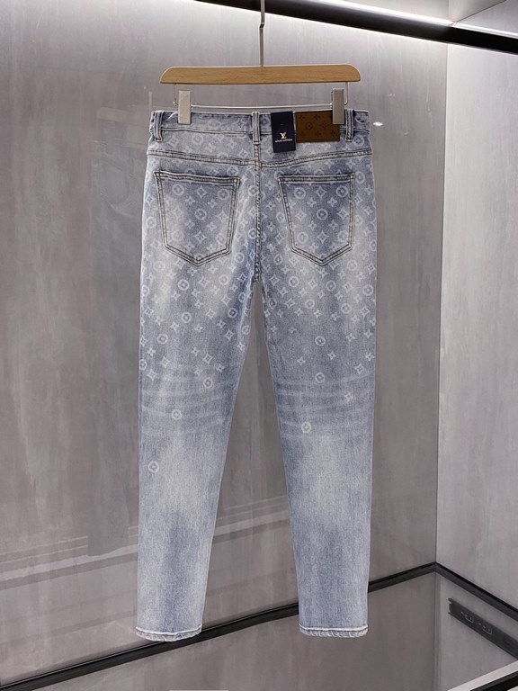 (New Product)! Louisden home! Original single men's fashion casual denim jeans, all bit embossed, Hong Kong foreign bank channel goods, high-end Japan OEM production, heavyweight platinum level ZhenZhenGu, G cabinet the 