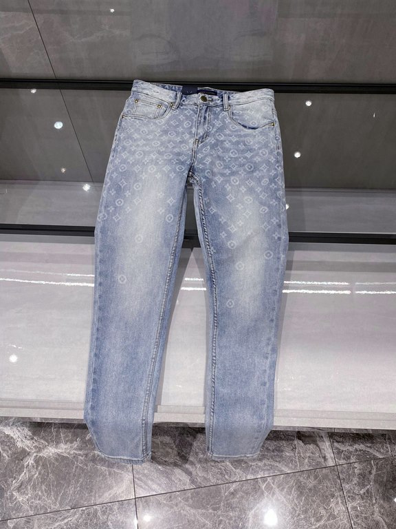 (New Product)! Louisden home! Original single men's fashion casual denim jeans, all bit embossed, Hong Kong foreign bank channel goods, high-end Japan OEM production, heavyweight platinum level ZhenZhenGu, G cabinet the 