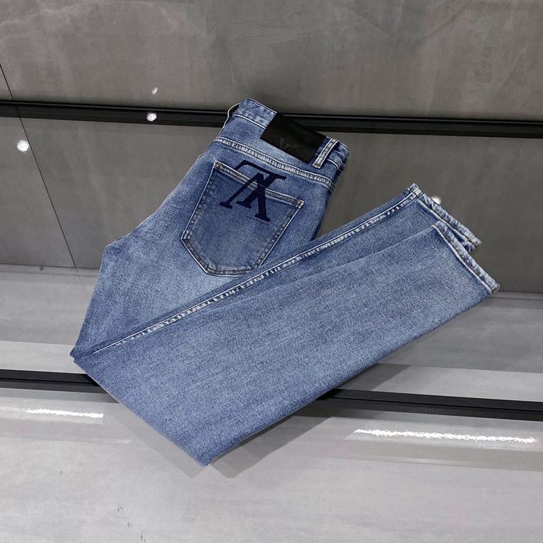 (New)! 1V.Donkey original single men's high-end limited denim jeans, Hong Kong foreign channel goods, the finale of the appraisal level products, heavyweight platinum level products, Italian origin, 23 years of the lates